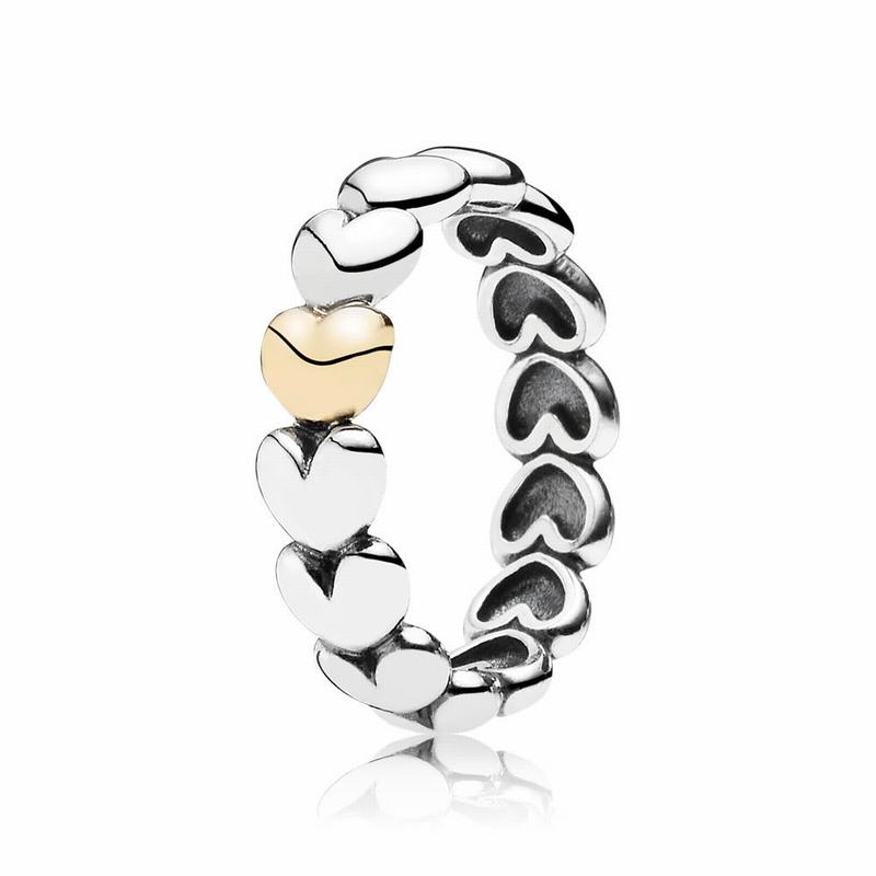 Pandora My One True Love Promise Ring Ireland - Two Tone - 031724CVI